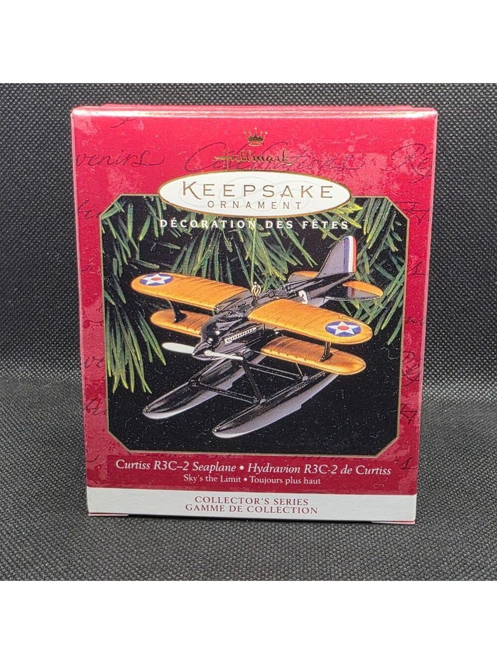 Hallmark Keepsake Ornament Curtiss R3C-2 Seaplane vintage